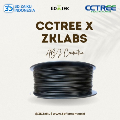 CCTree X ZKLabs 3D Filament ABS Conductive Bahan Import dari USA